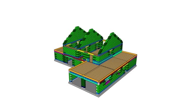 Habitation avec annexe